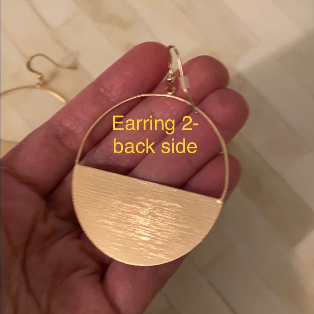 Round dangle earrings - Picture 7 of 9